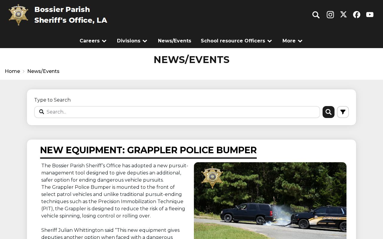 Bossier Parish arrest news and records feed